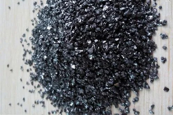 Black silicon carbide production process